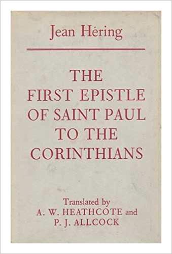 Cover of The First Epistle of Saint Paul to the Corinthians